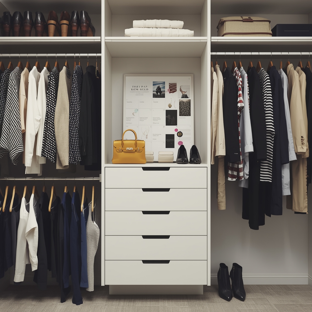 Capsule wardrobe planning at Phraxellphik